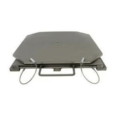 89700 4500lbs Capacity Stainless Steel Turn Plate with Handle by QSP