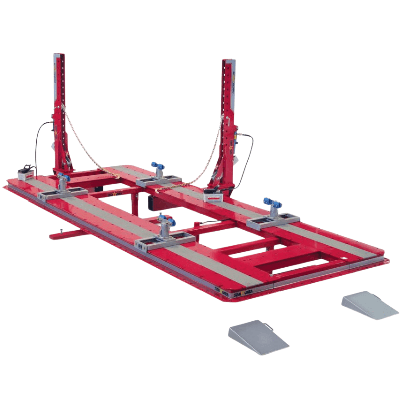 9011182 CHEETAH 18 Frame Rack – 18 Ft. Auto Body Repair Machine Package by Star A Liner Side View