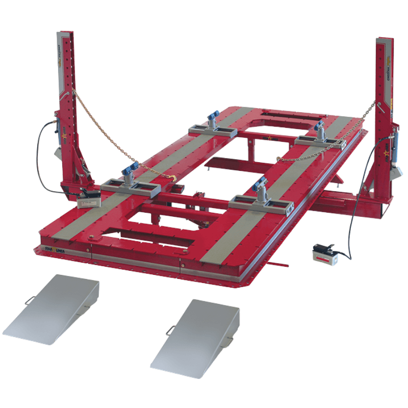 CHEETAH SF 20 Frame Rack – 20 Ft. Auto Body Repair Machine by Star A Liner Front View