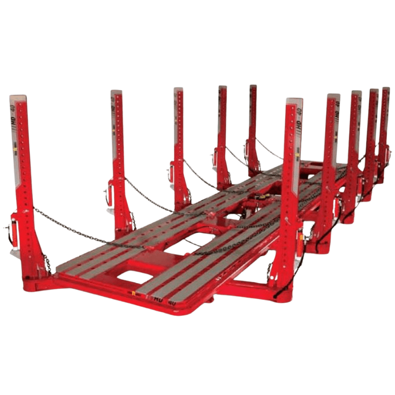 HD-40 Truck Rack – 40 Ft. Heavy-Duty Truck & Bus Repair Machine by Star A Liner Side View