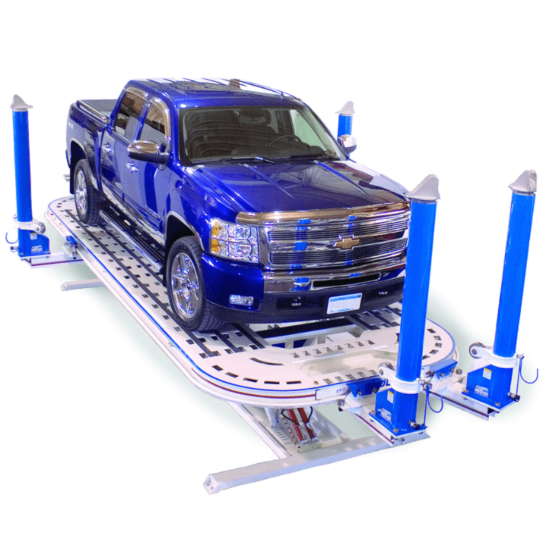 Signature AF 9014232 GT 2 Tower Frame Machine by Star A Liner Semi Side View with Car