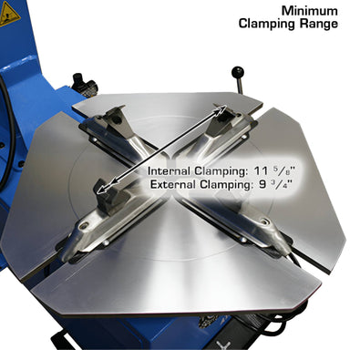 TC229 Tire Changer Clamp View