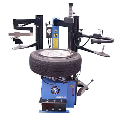 TC229DAA Rim-Clamp Tire Changer w/ Dual Assist Arms by Atlas with Wheel View