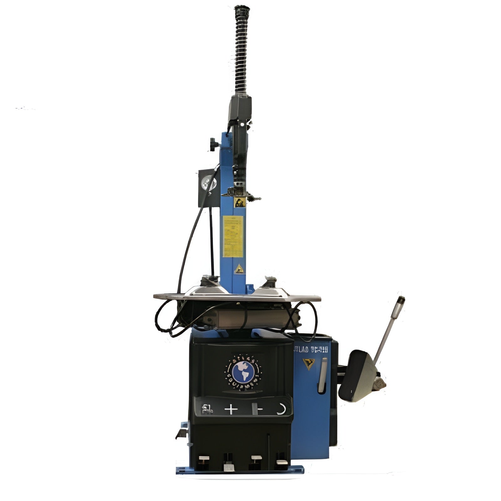 Atlas TC755 Tilt-Back Rim-Clamp Tire Changer w/ Beadblaster Front View