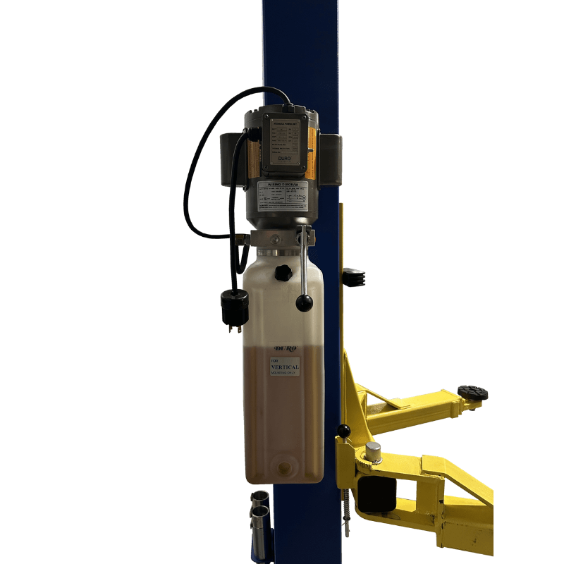 TP9KACX, 9,000 lb 2 Post Car Lift Oil Tank View
