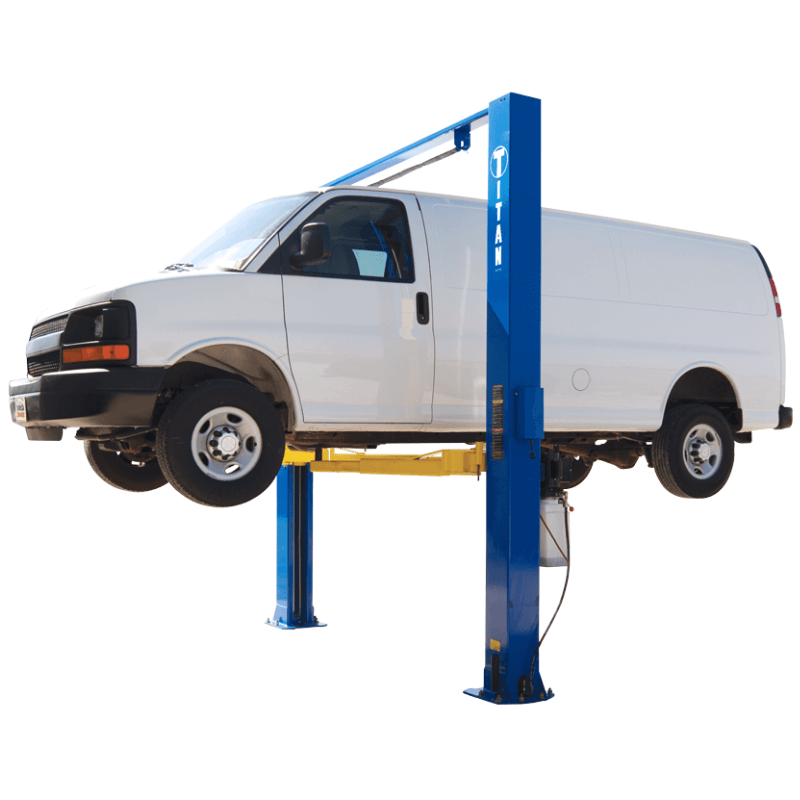 2-Post Direct Drive Lift Titan HD2P-10000AC-D Side View