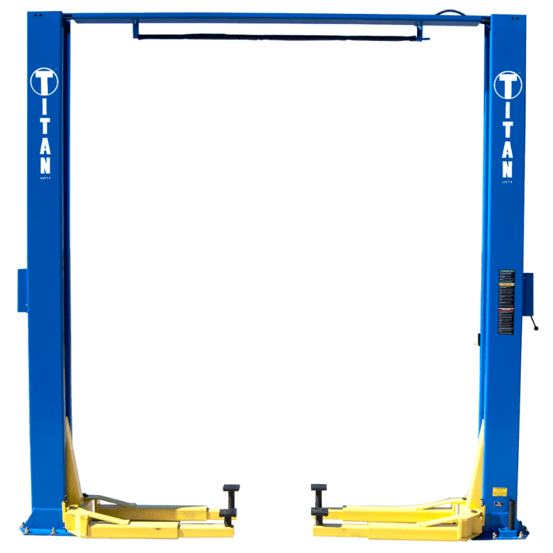 HD2P-10000AC-D 2-Post Direct Drive Lift by Titan front view