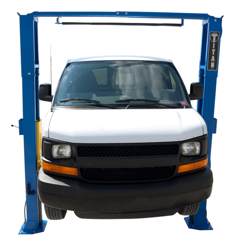 HD2P-11000ACX 2-Post Lift by Titan Front view