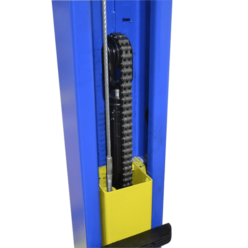 Titan HD2P-9000AC 2-Post Lift Gen-2 Chain View