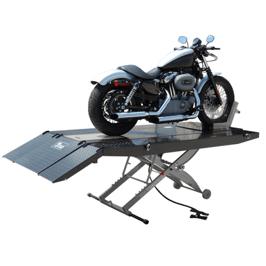 1000 lb Capacity Motorcycle Lift Titan SDML-1000D-XLT Back View