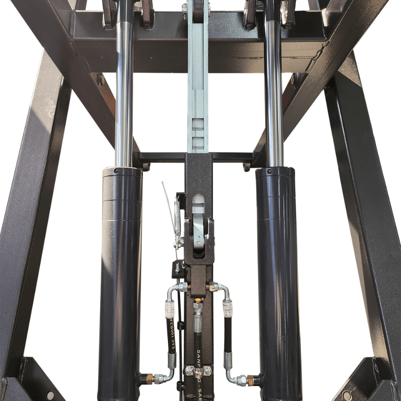 SL-6600 6,600lb Mid-Rise Scissor Lift Hydraulic View