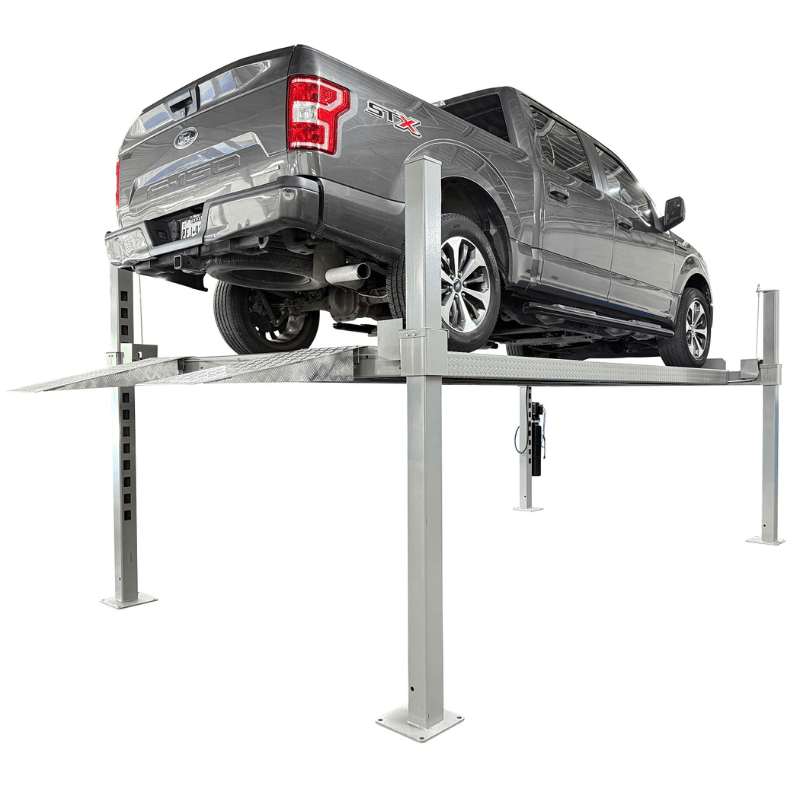 NOS10000 10000lb Car Lift 4 Post Auto Parking Lift by Triumph wit Car Back View