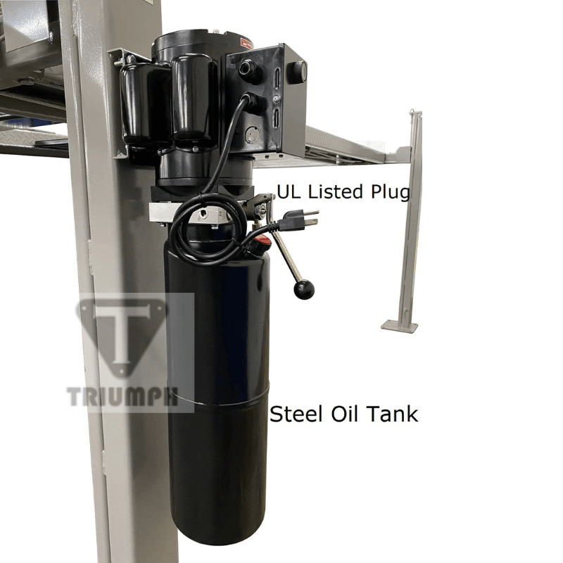 Triumph NSS8000 8,000lb parking Lift -  Motor View