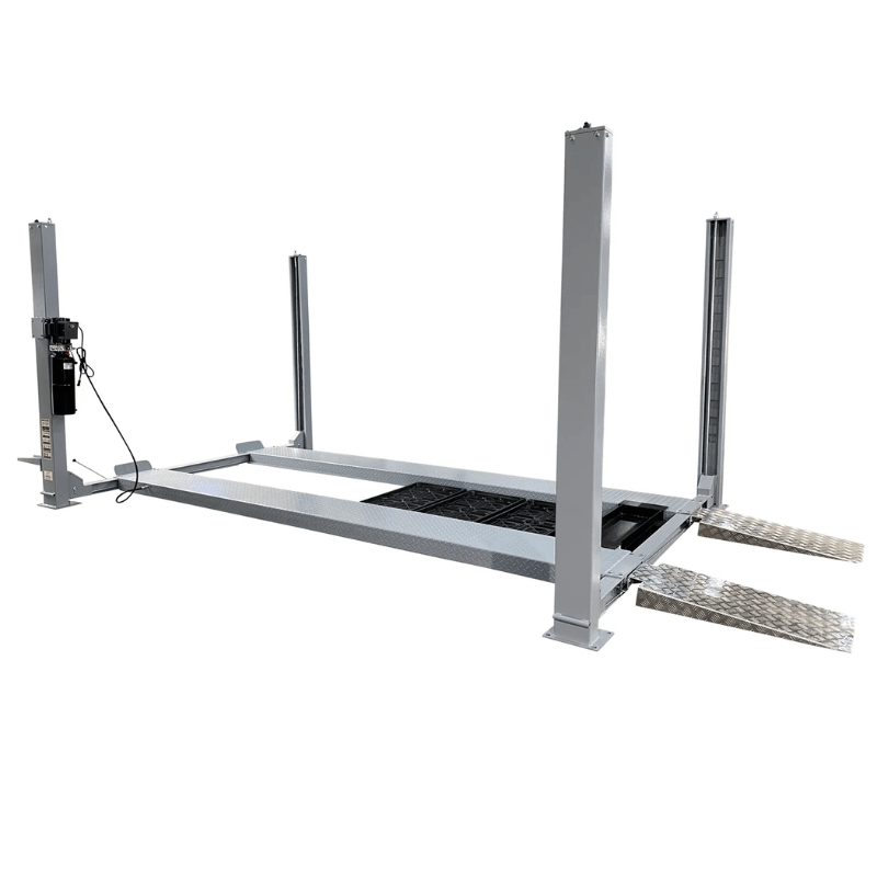 NSS 11000 11,000 lb 4 Post Automotive Lift by Triumph Side view