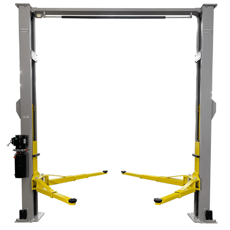 Triumph NTO-10A 2 Post Auto Lift Triumph front view