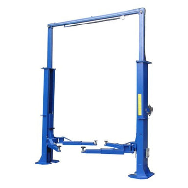 TP15KCX  Two Post Lift by Tuxedo - Semi side view