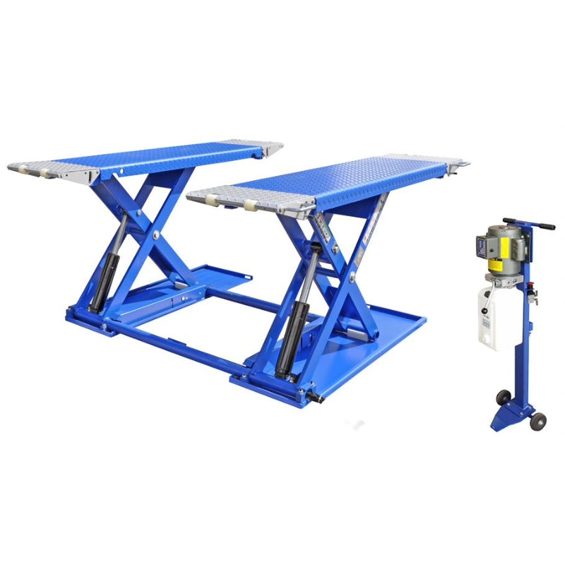 MR6K-38 Scissor Car Lift by Tuxedo Side View