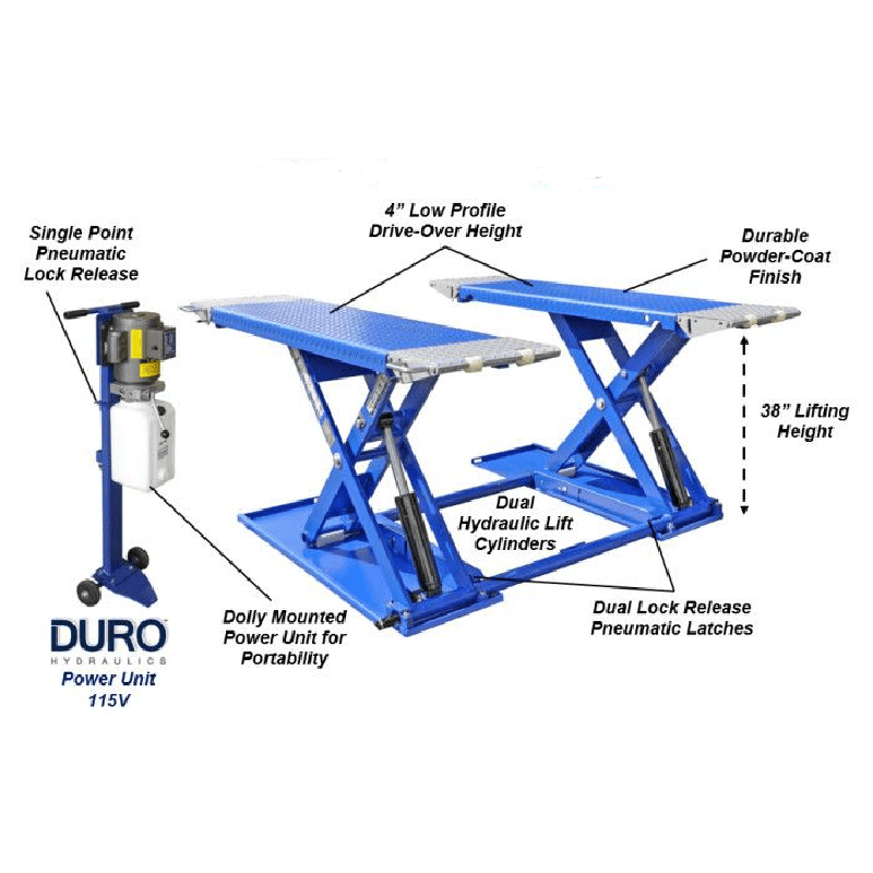 MR6.5K-38 Car Lift by Tuxedo parts manual