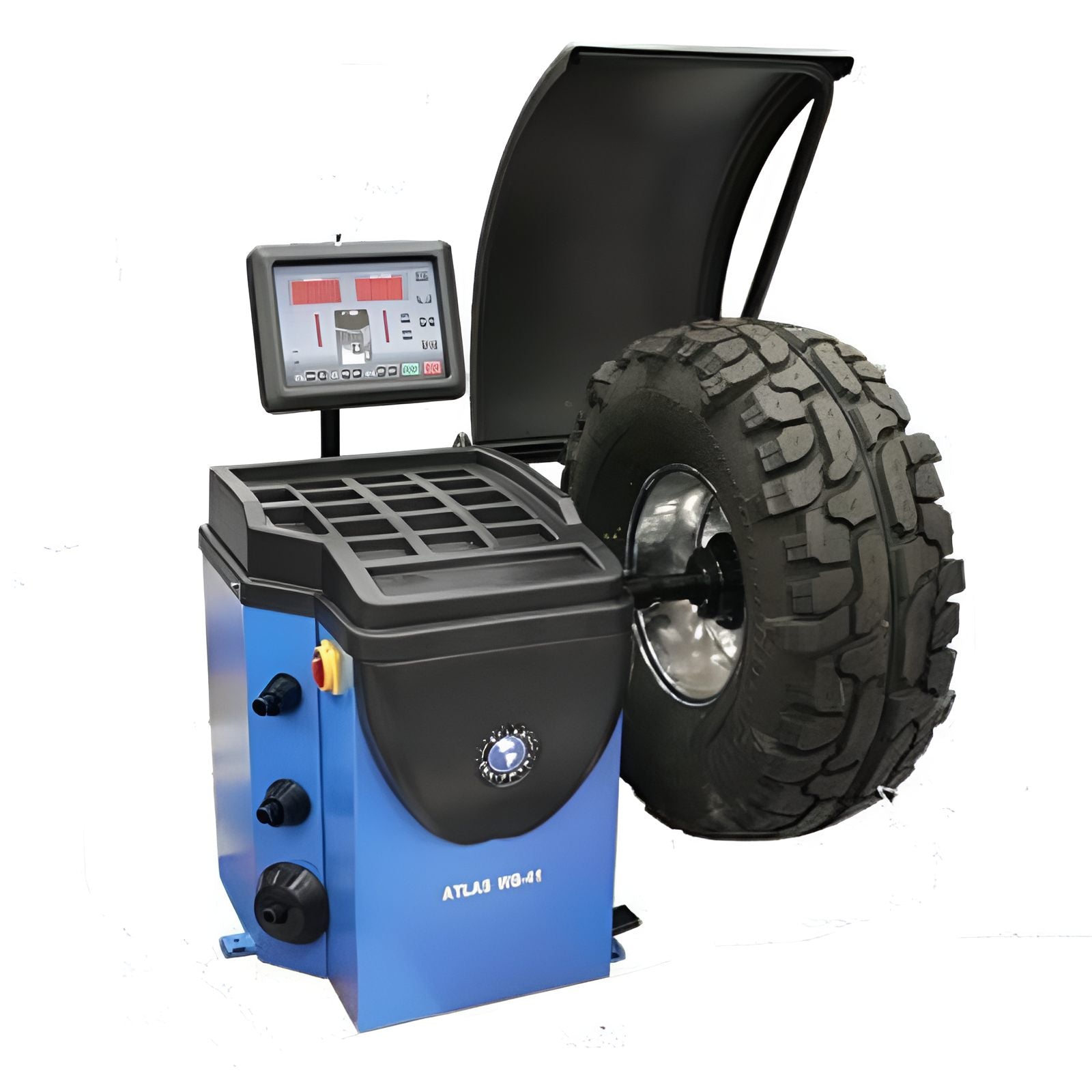Atlas WB41 Computerized Wheel Balancer Side View