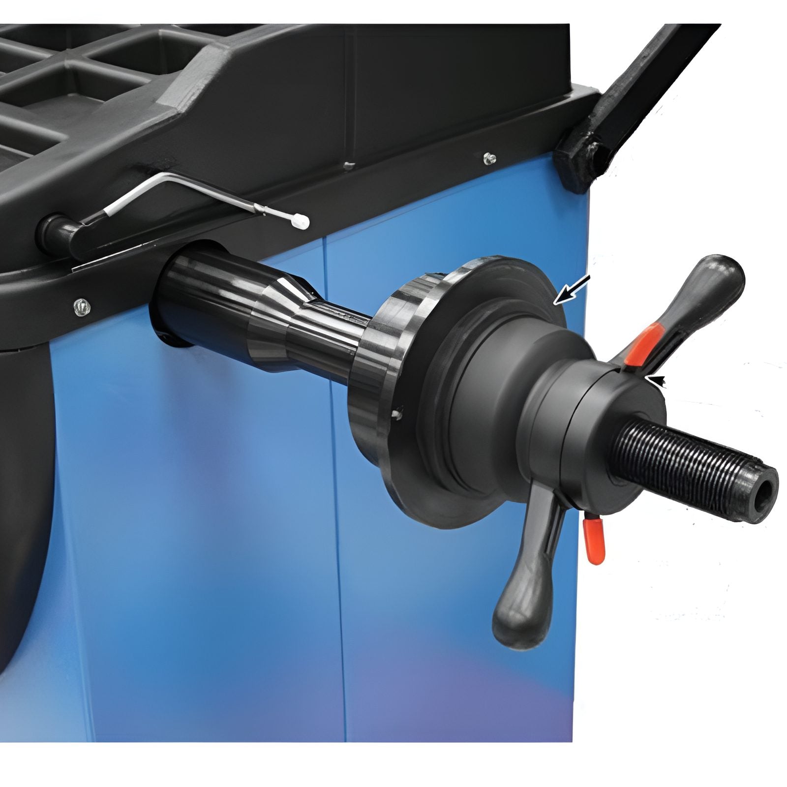 WB41 Computerized Wheel Balancer Side View