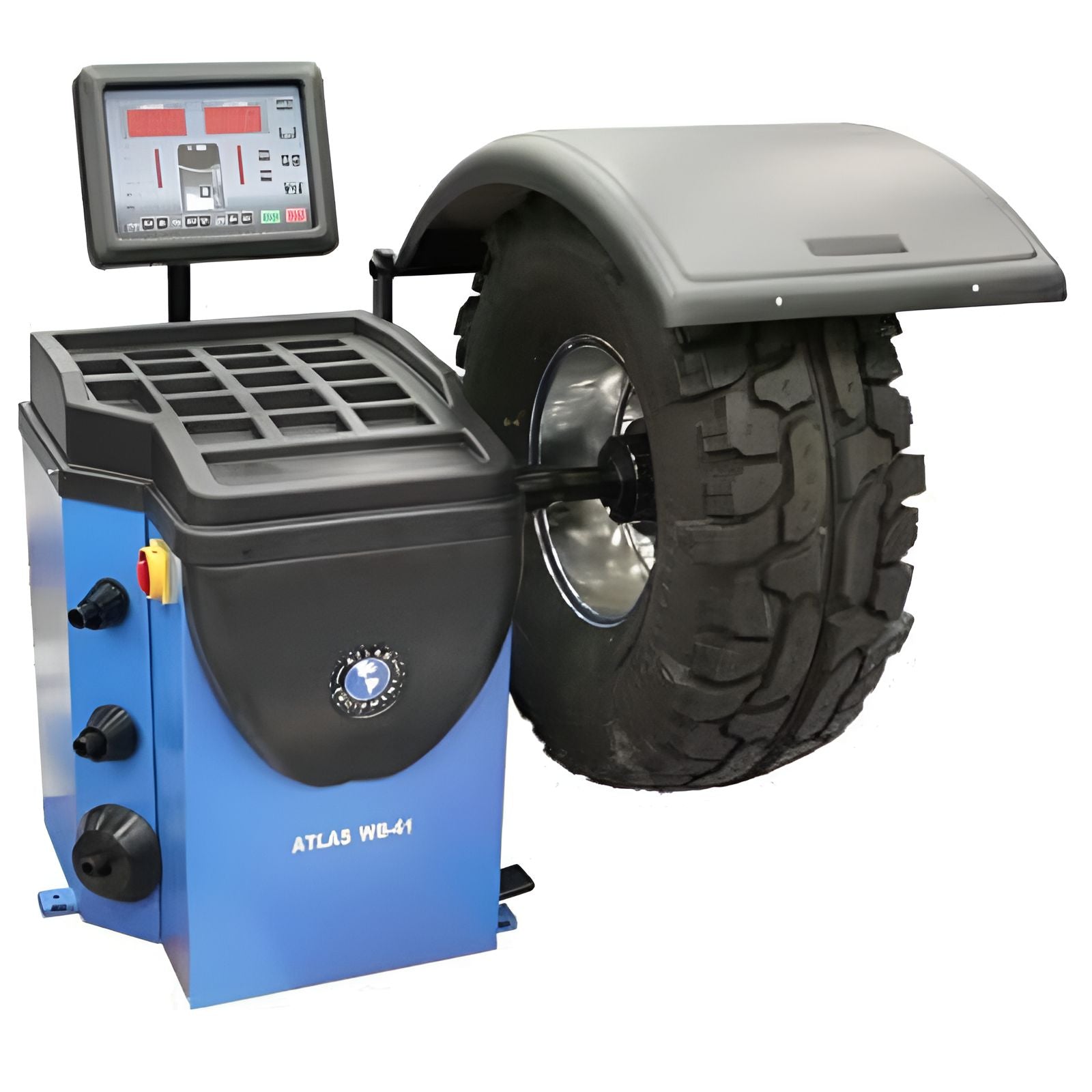 WB41 Computerized Wheel Balancer With Wheel View