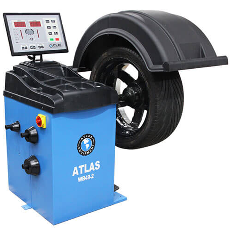 WB49-2 Wheel Balancer by Atlas - Side View