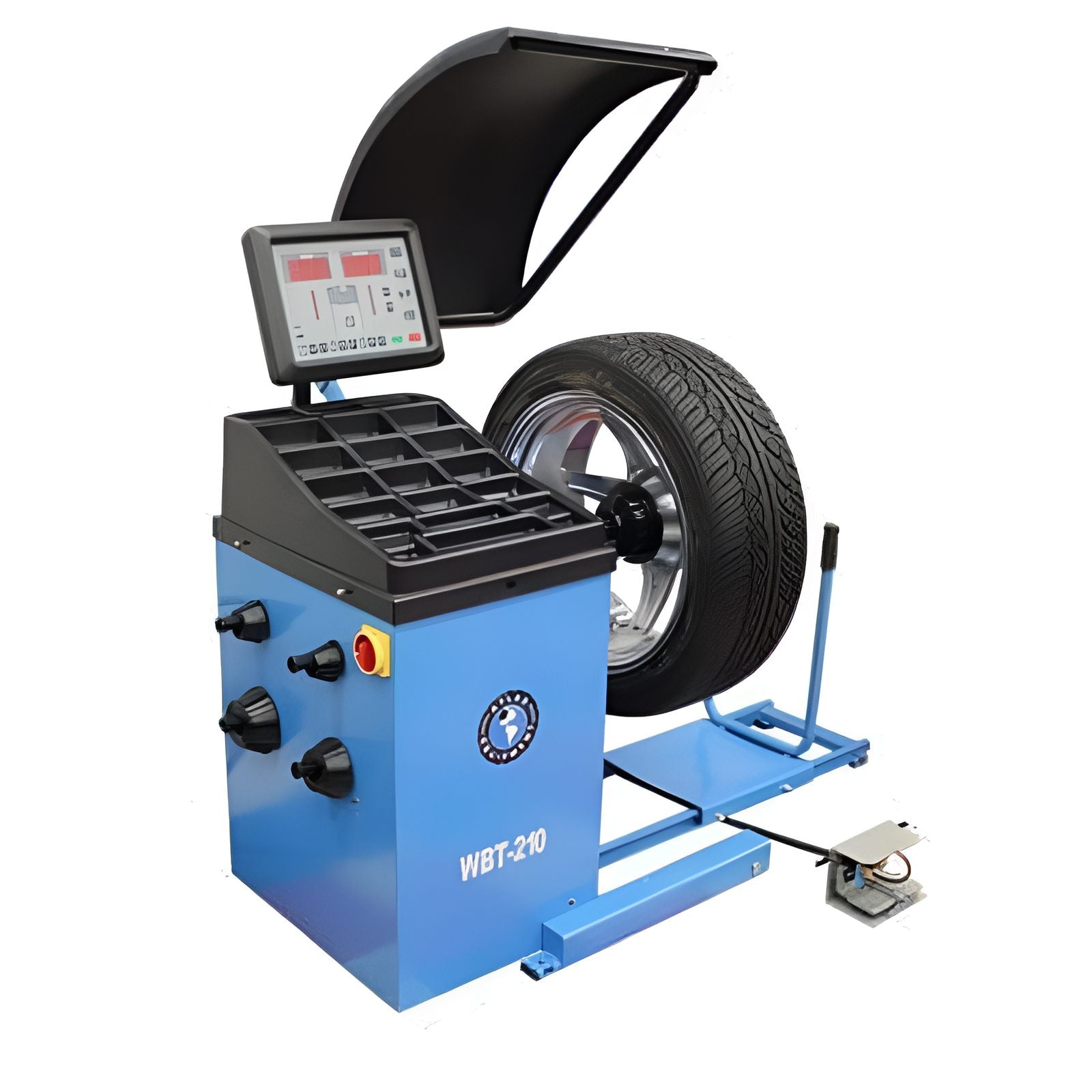 Atlas WBT-210 Heavy Duty Truck Side View with Wheel