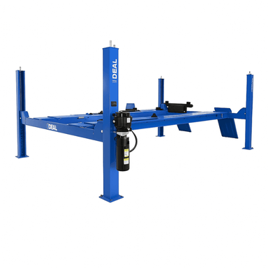 iDeal CK-FP14KA with CX-IWA-60-2000T-K and RAJ-7K-H Combo 4 Post Lift View