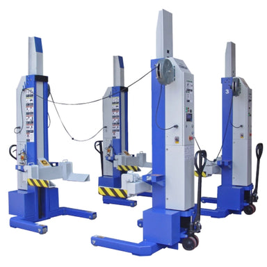 MSC-13K-B-452 Mobile Column Lift by iDeal - Side View