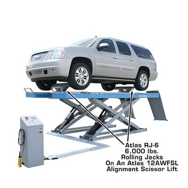 Atlas 12ASL Alignment Scissor Lift Side View