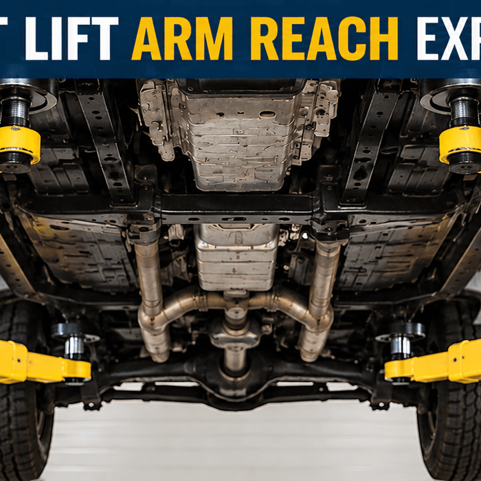 2 post arm length experts at heavylift direct
