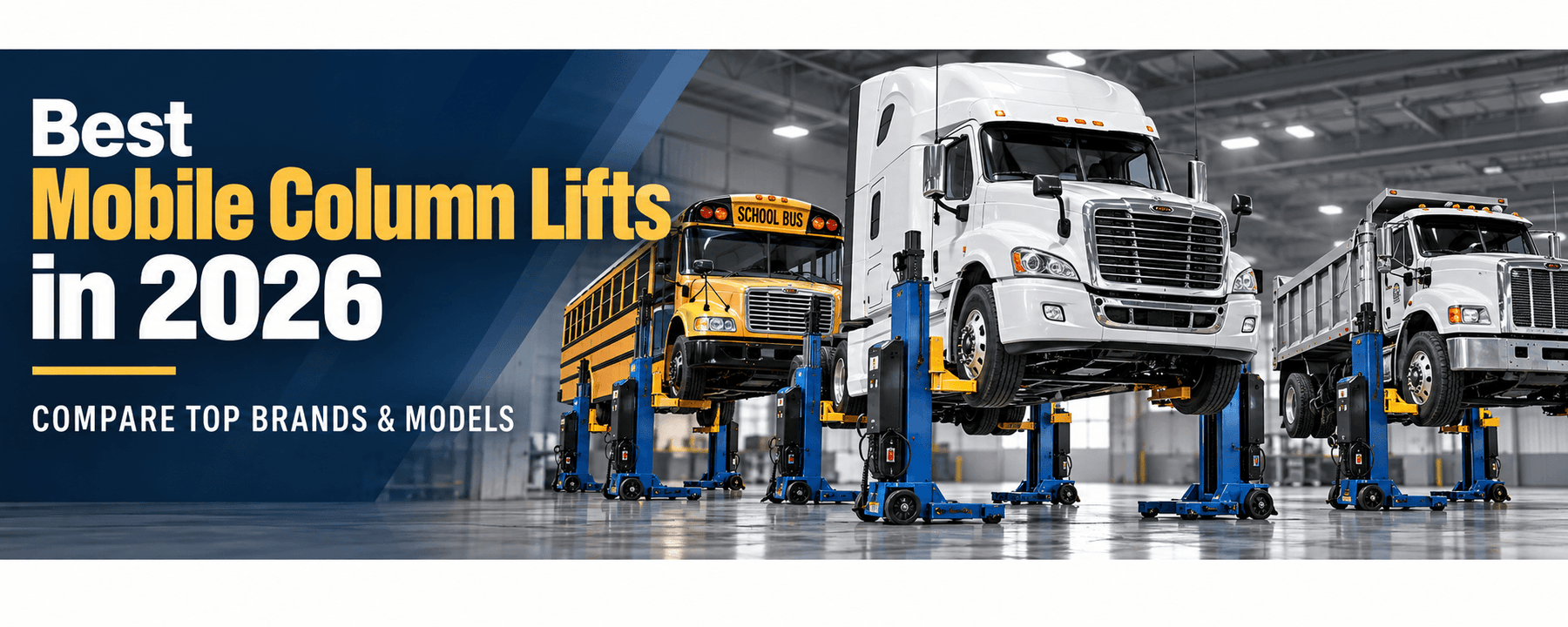 Best Mobile Column Lifts in 2026: Compare Top Brands & Models
