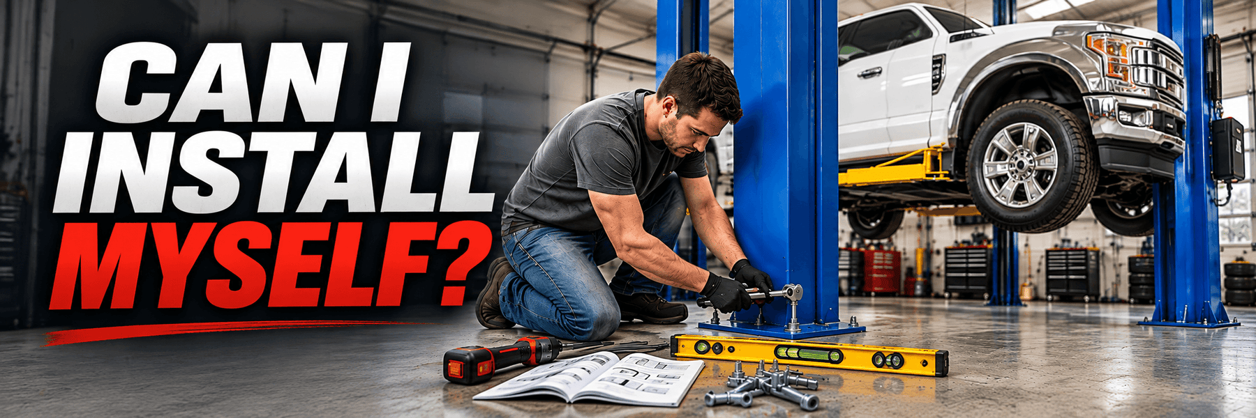 DIY vs professional car lift installation