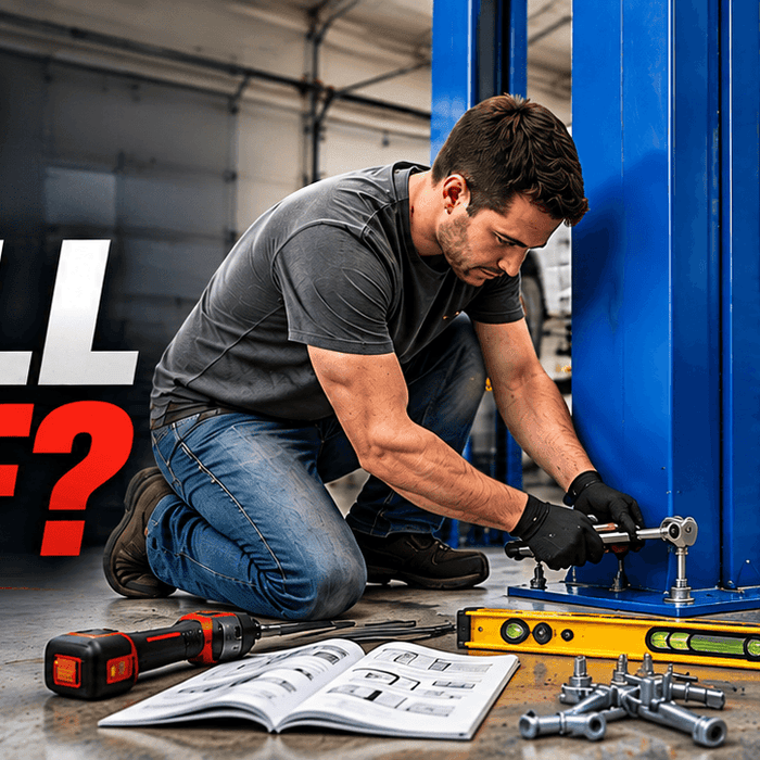 DIY vs professional car lift installation