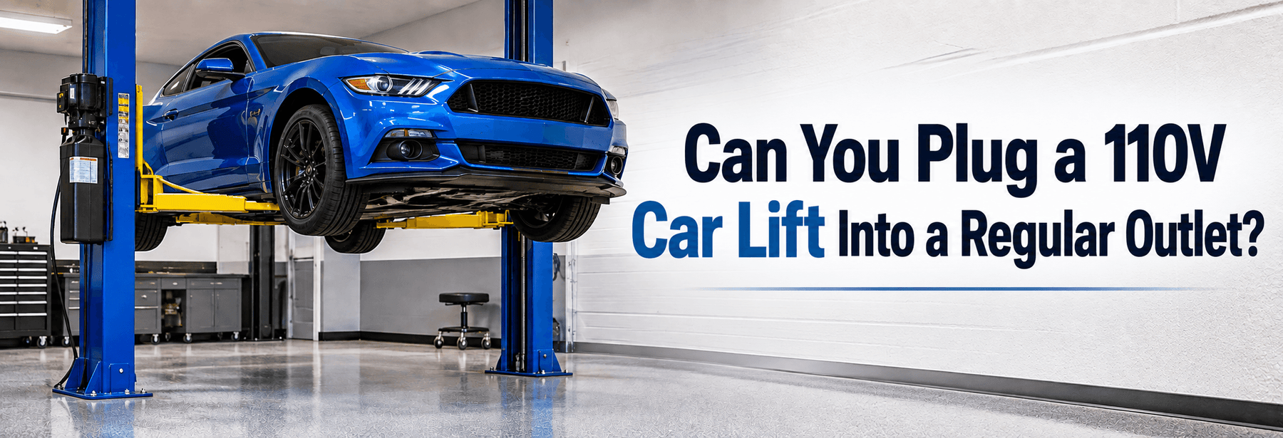 Electrical requires for a car lift