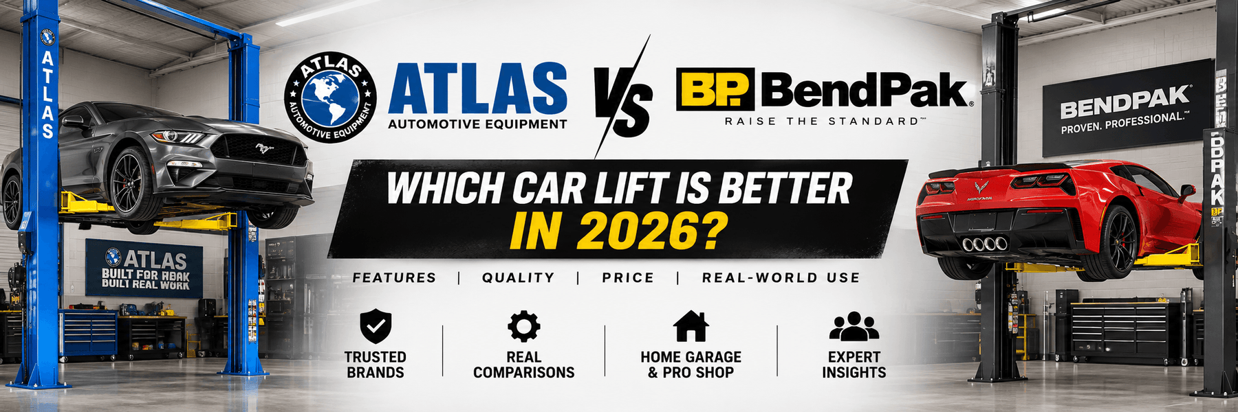Atlas vs BendPak Lifts: Which Car Lift Is Better in 2026?