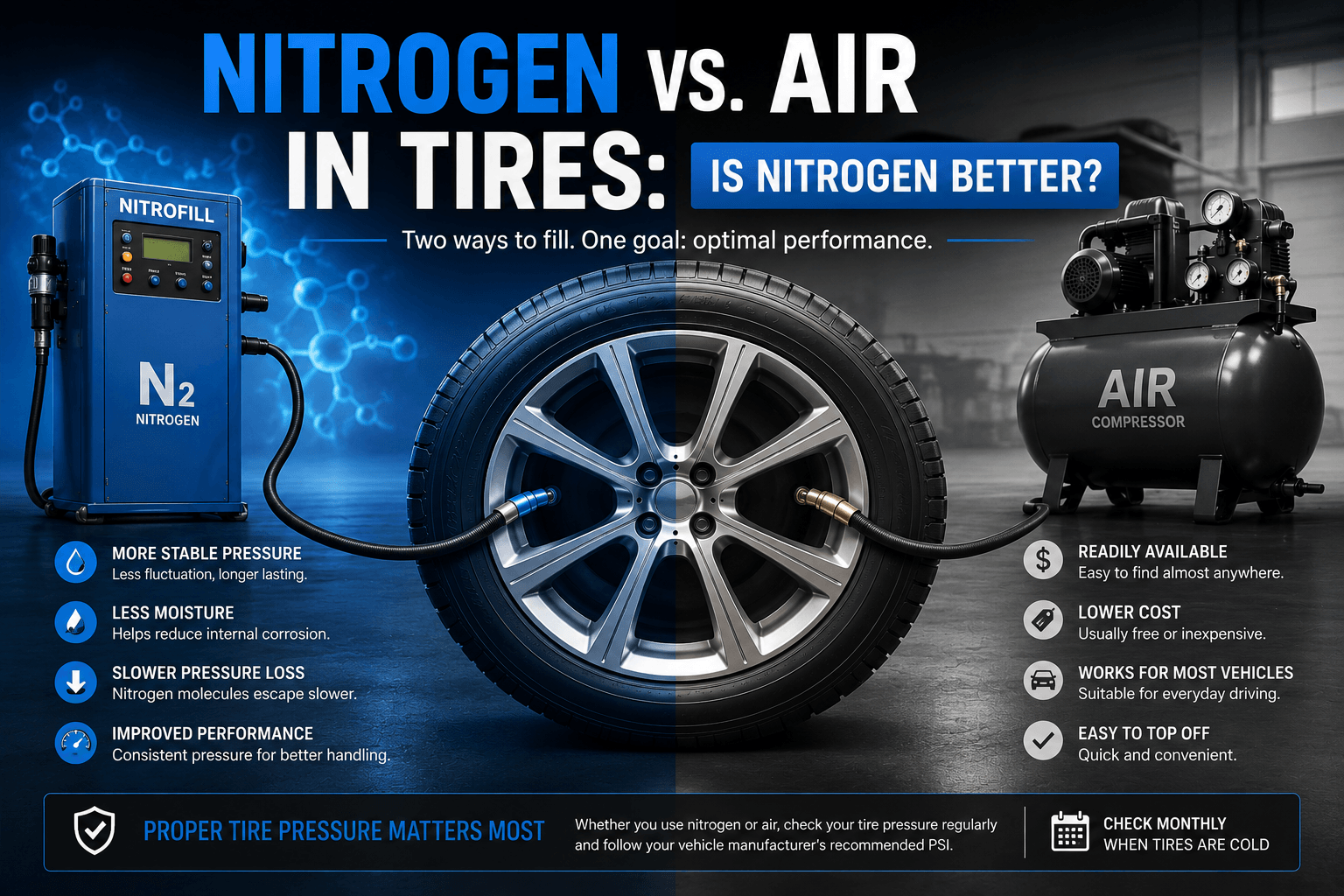 Nitrogen vs. Air in Tires: Is Nitrogen Better?