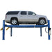 Full side View with Car Lifting - 412A 12,000 lb 4-Post Alignment Lift