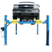 Atlas 412A 12,000 lb 4-Post Alignment Lift Front View with Car Lifting High