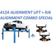 Atlas 412A Alignment Lift + (2) RJ6 Rolling Jacks Combo