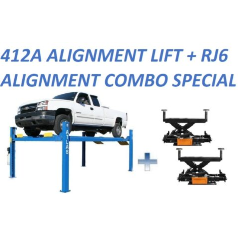 412A Alignment Lift + RJ6 Rolling Jacks Combo by Atlas