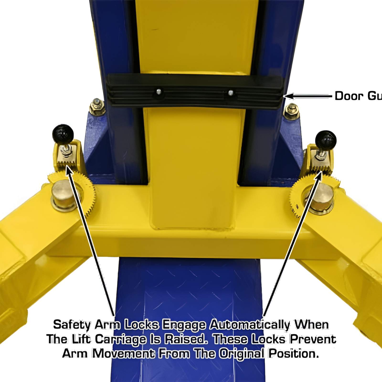 9KBP 9,000lb 2 Post Lift Foot Base View