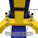 9KBP 9,000lb 2 Post Lift Foot Base View