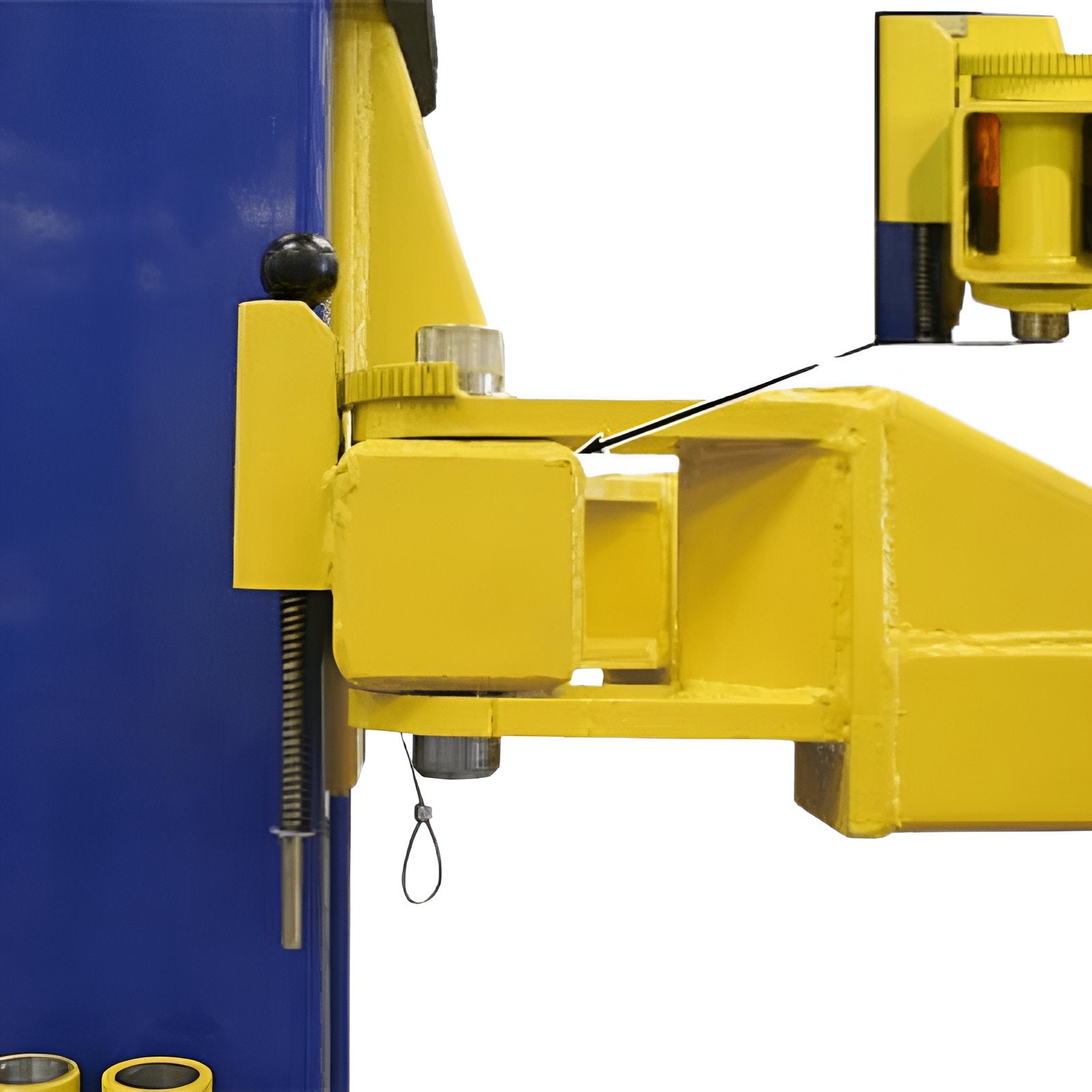 Atlas 9KBP 9,000lb Side View with Arm Base View