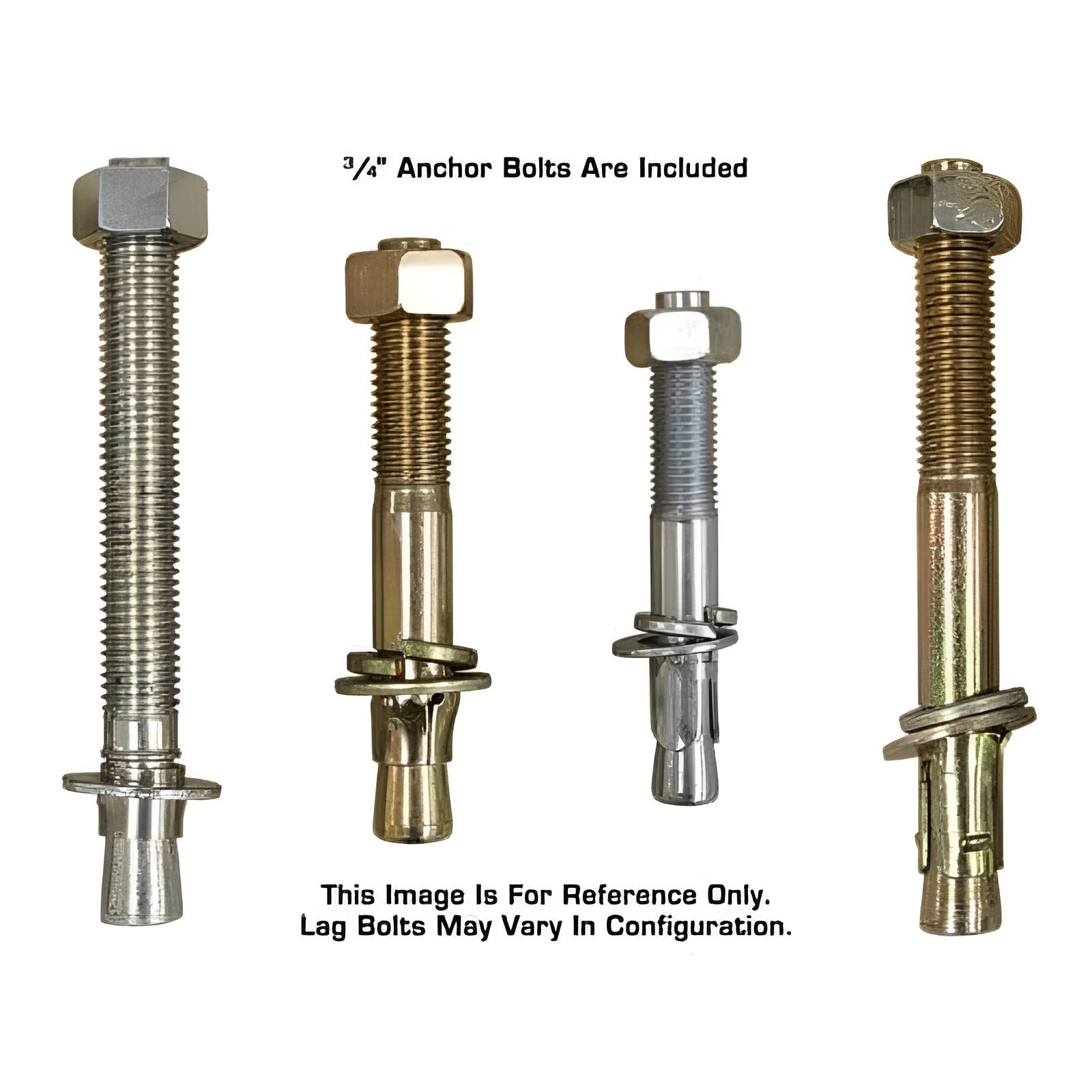 Atlas 9KOH 9,000 lb 2 Post Lift Bolts View