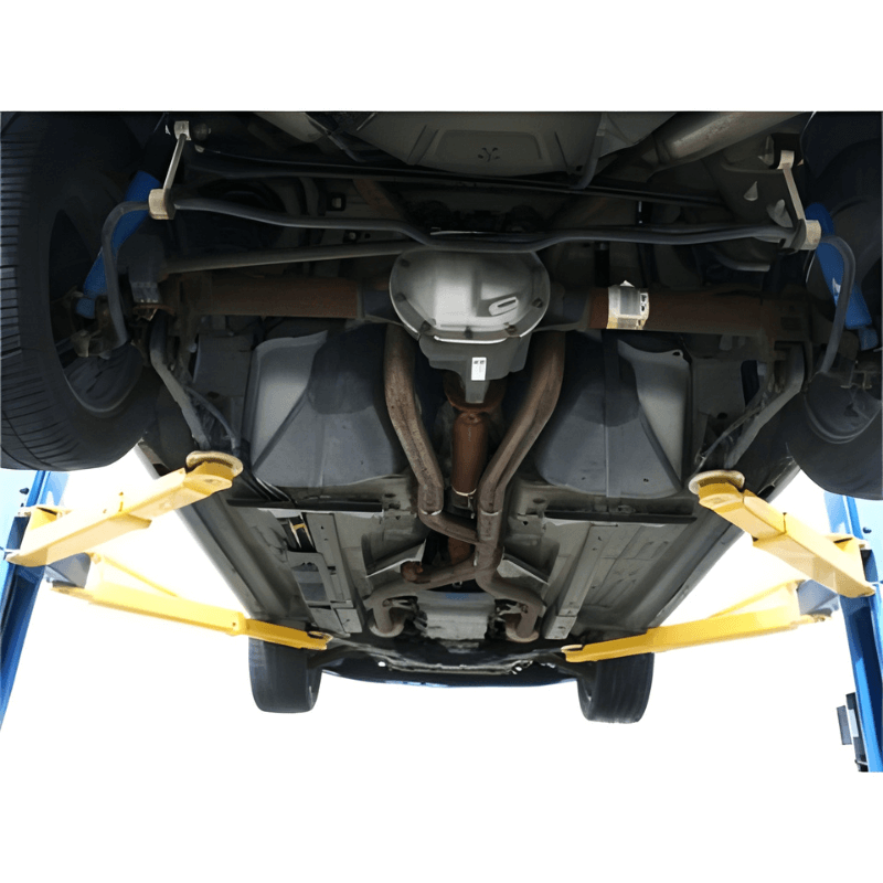 Atlas 9OHSC 2-Post Lift Under Car View