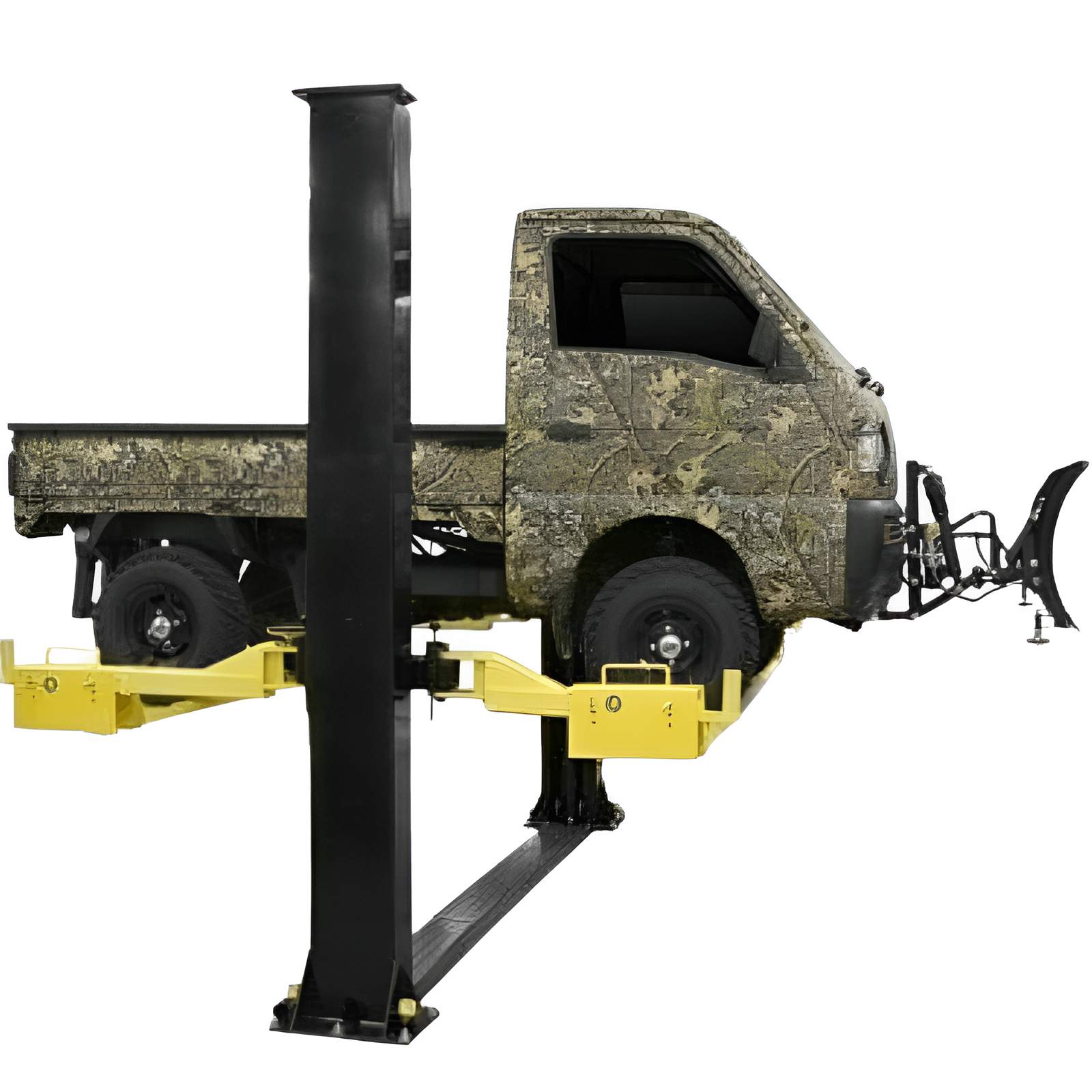Atlas 9OHSC 2-Post Lift with cab view