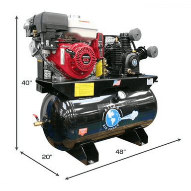 Air Compressor AF17G - Side View