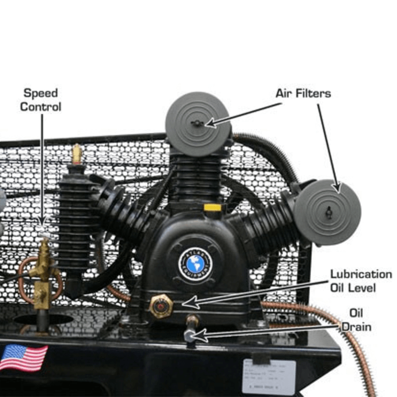 Atlas AF17G Gas-Powered Air Compressor