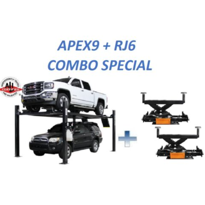 ALI Certified APEX9 + RJ6 Rolling Bridge Jacks Combo by Atlas Combo View